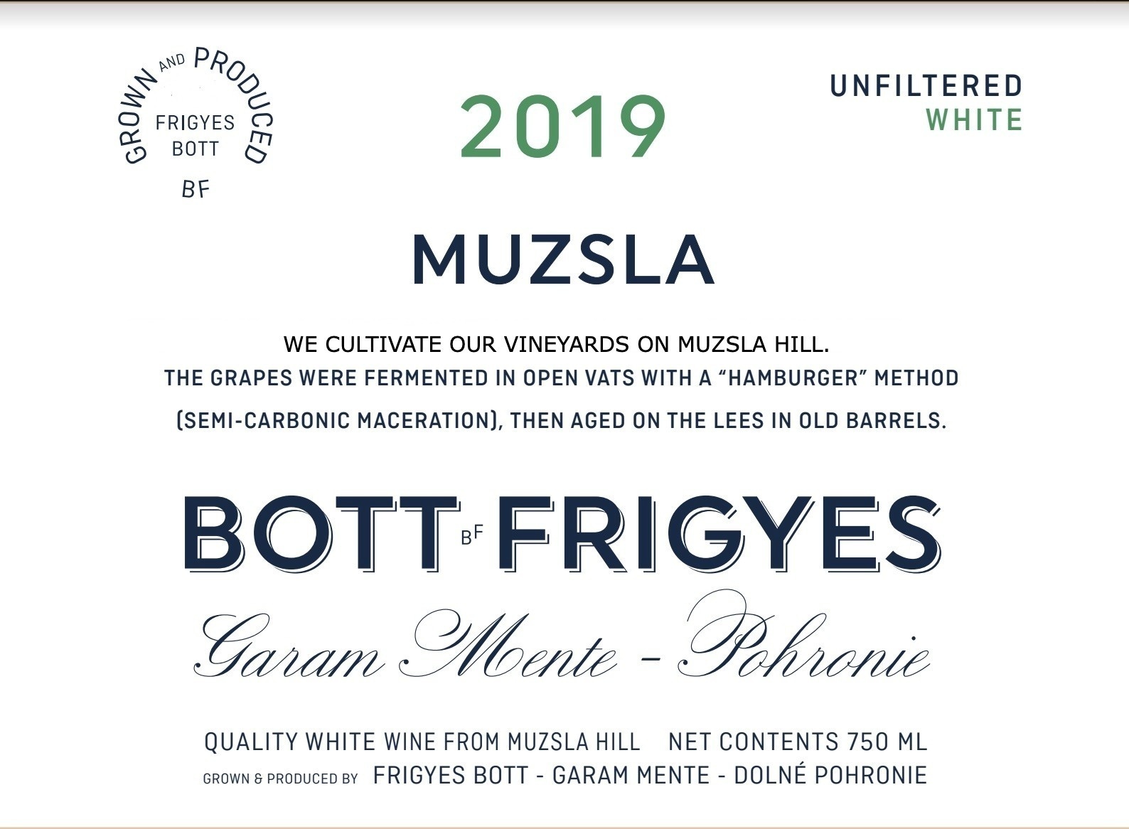 Bott FrigyesMuzsla Cuvée 2024